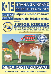 K-15 Hrana za krave muzare